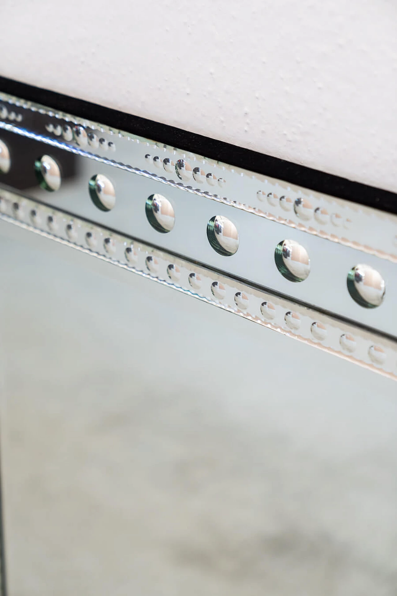 Specchio quadrato da parete decorativo, anni '70 5