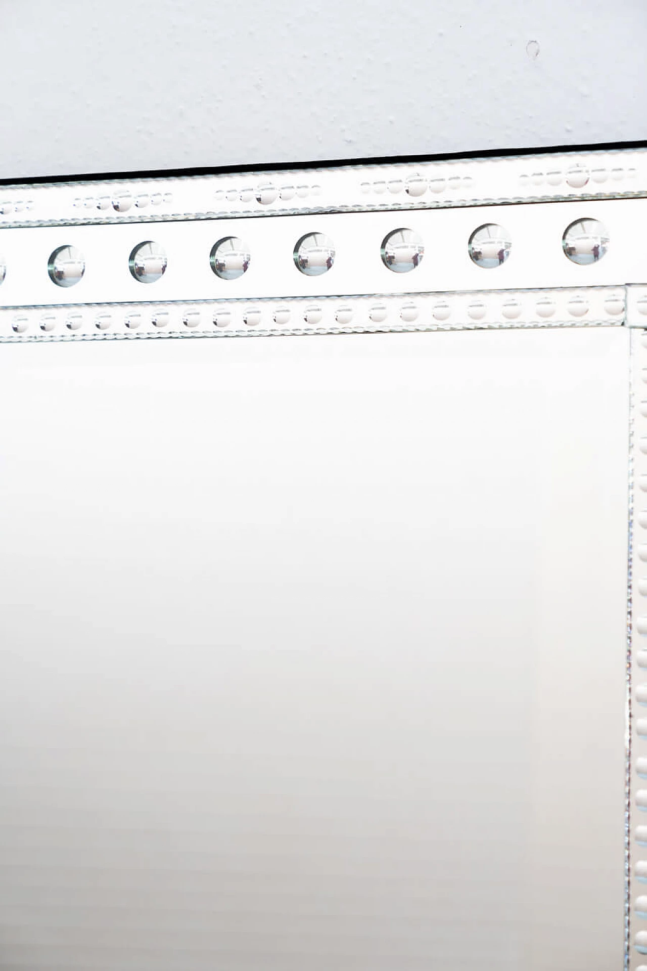 Specchio quadrato da parete decorativo, anni '70 11