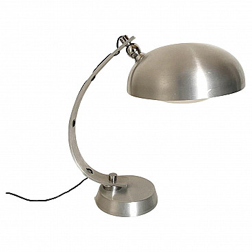Lampada da tavolo in alluminio attribuita ad Angelo Lelli per Arredoluce, anni '70