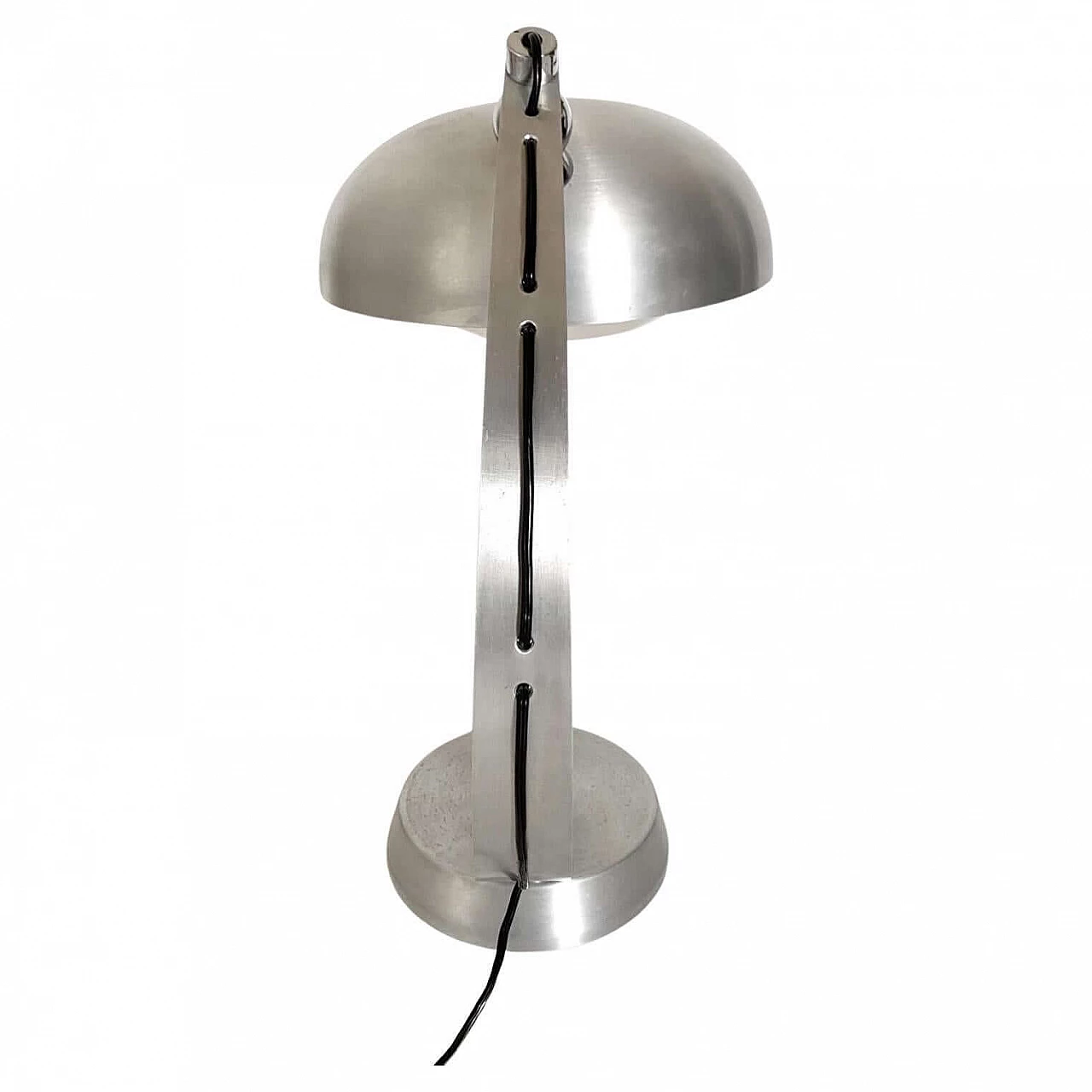 Lampada da tavolo in alluminio attribuita ad Angelo Lelli per Arredoluce, anni '70 4