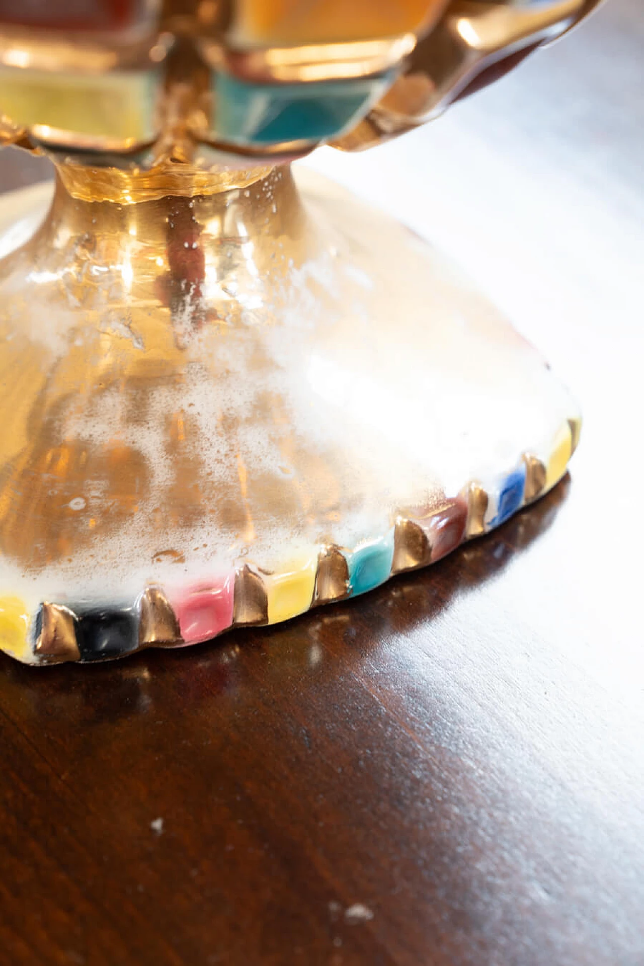 Colored ceramic vase, 1960s 12