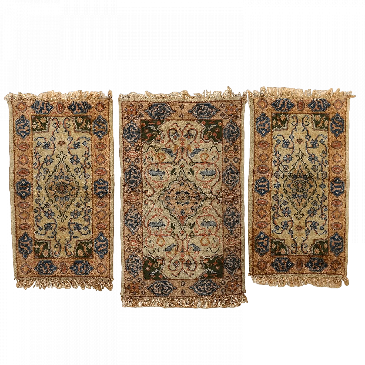 3 Moroccan cotton and wool Marrakech rugs 11