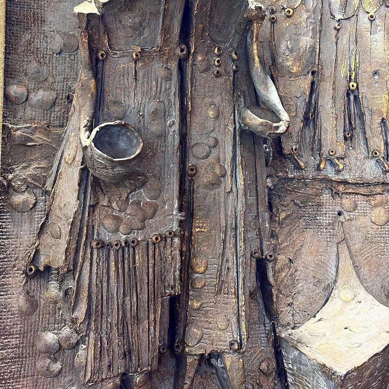 Bassorilievo in creta di Francesco Zoli, anni '50 4