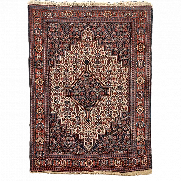 Iranian cotton and wool Senneh rug
