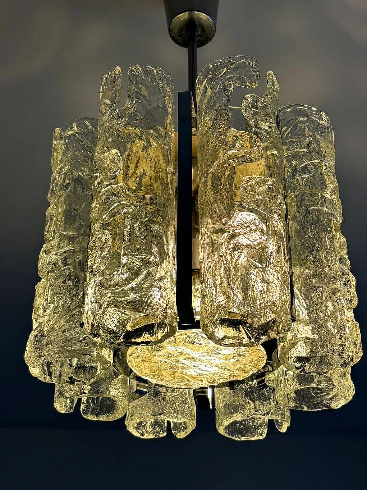 Murano glass chandelier by Carlo Nason for Mazzega, 1970s 2
