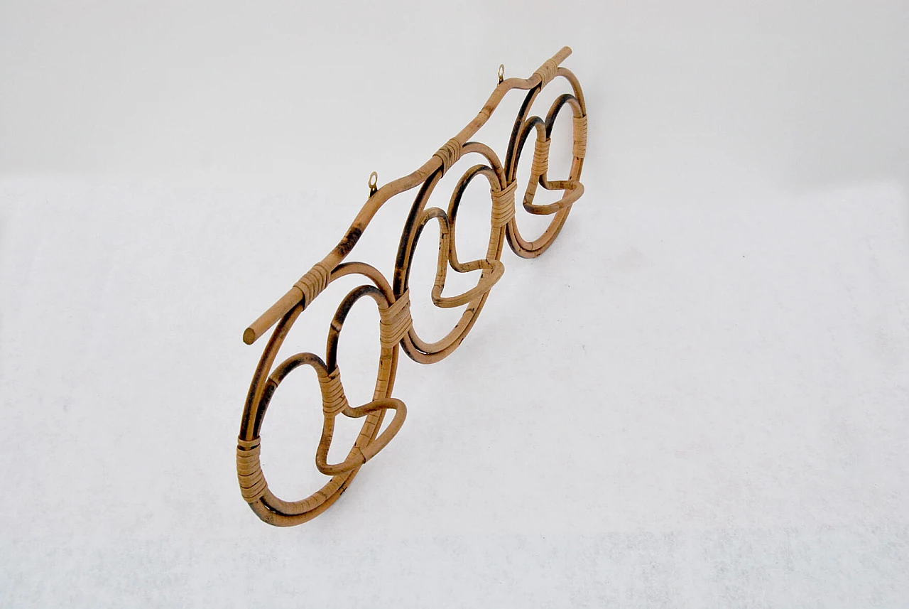 Appendiabiti in rattan, anni '70 3