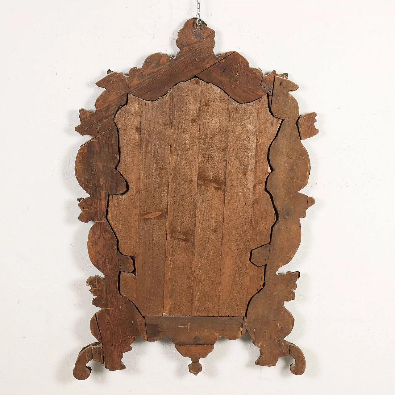 Baroque style mirror with embossed sheet metal frame 10