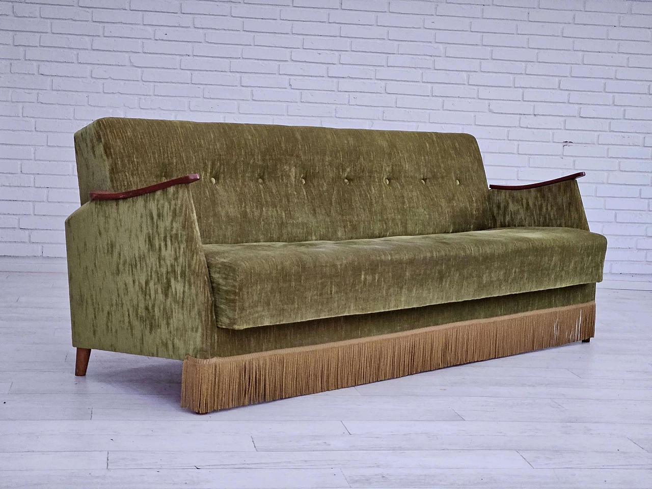 Divano letto pieghevole danese, anni '70 1