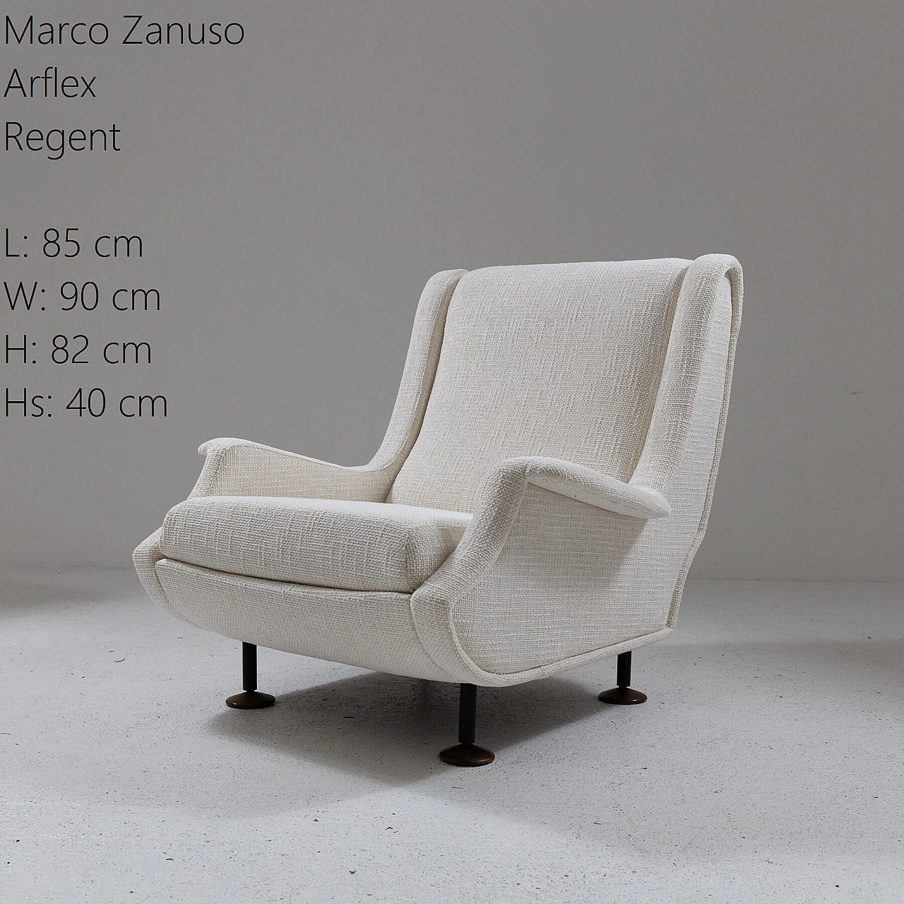 Regent armchair by Marco Zanuso for Arflex, 1960s 2