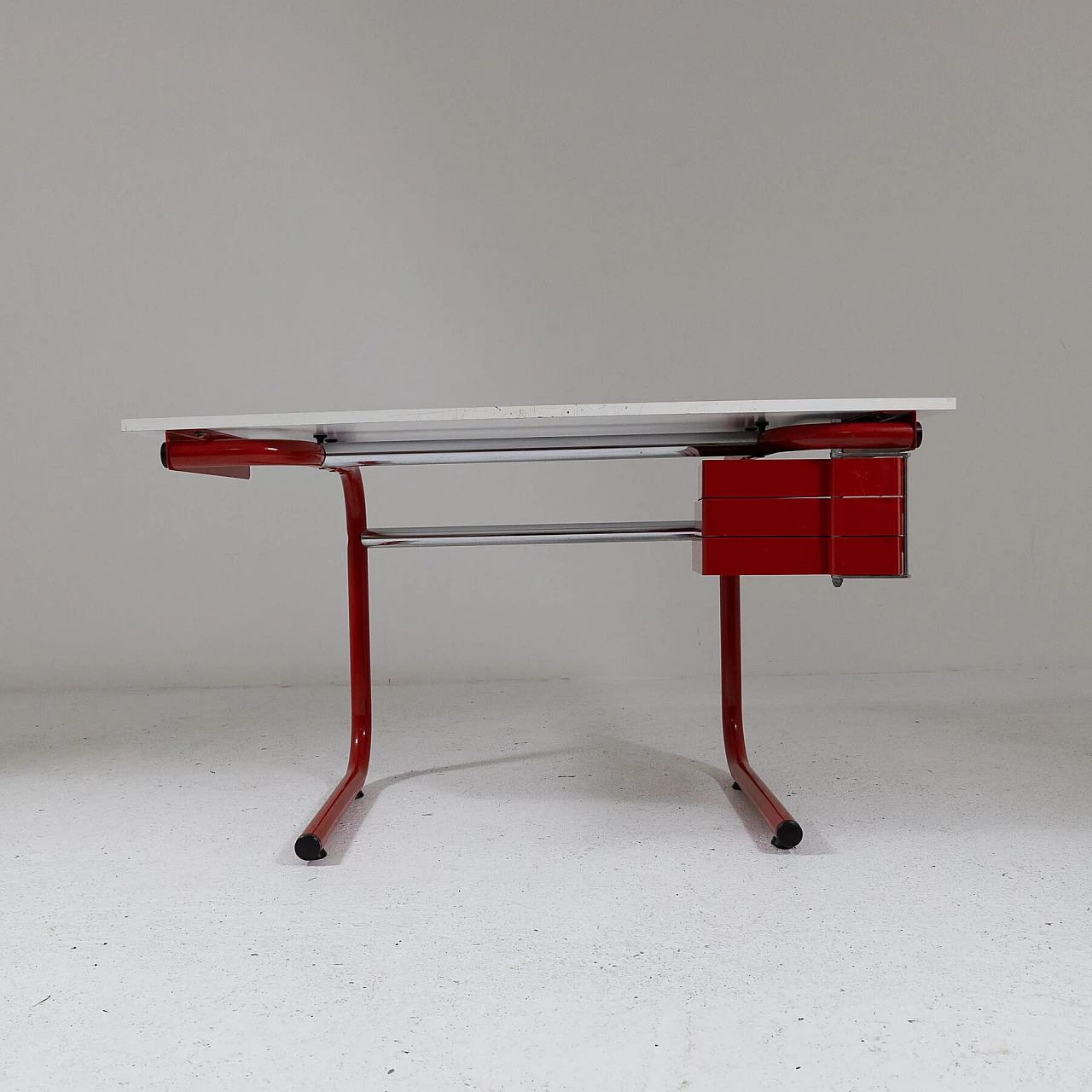 Pupil tilting writing desk by Joe Colombo for Bieffeplast, 1970s 6