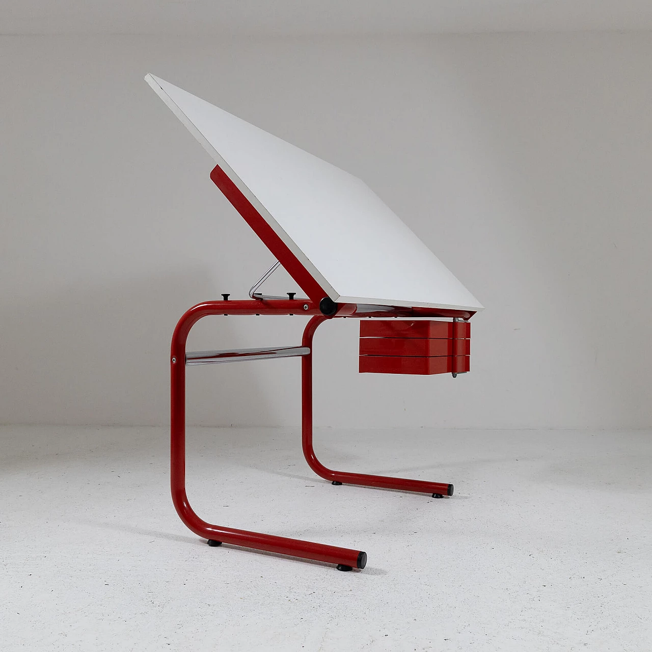 Pupil tilting writing desk by Joe Colombo for Bieffeplast, 1970s 11