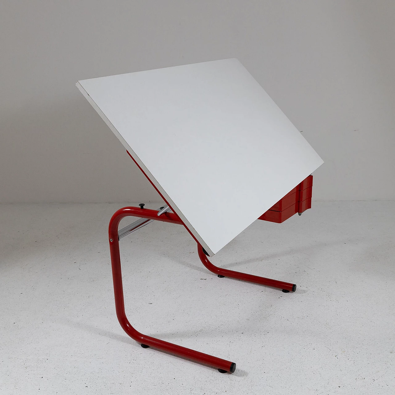 Pupil tilting writing desk by Joe Colombo for Bieffeplast, 1970s 13
