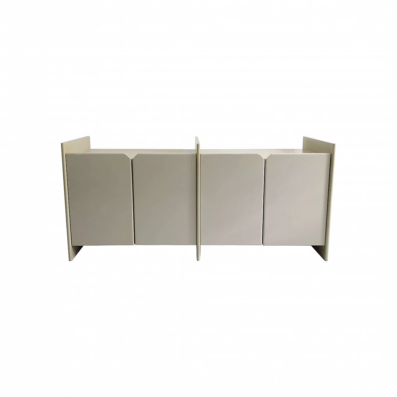 Lacquered wood sideboard by Memphis, 1980s 13
