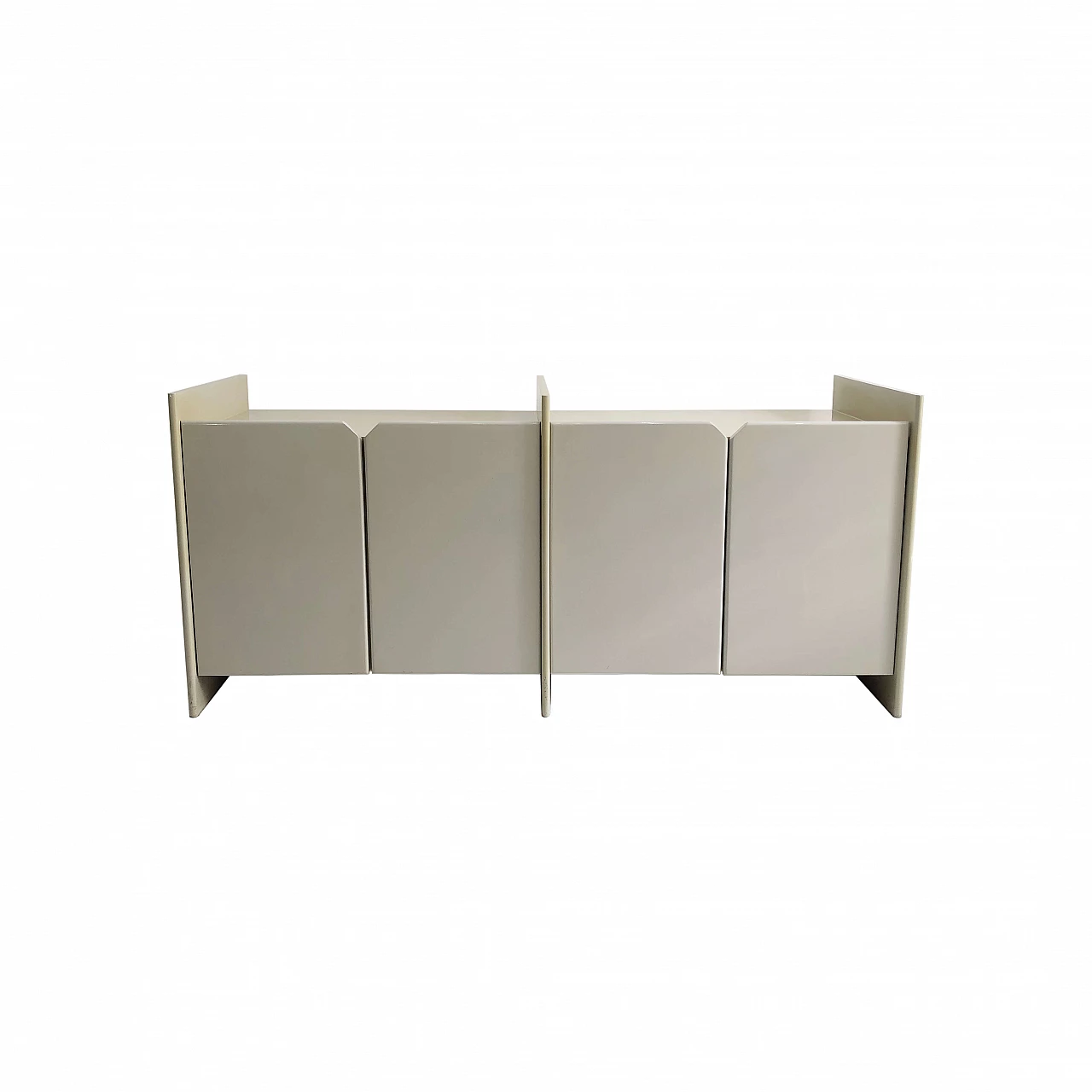 Credenza in legno laccato di Memphis, anni '80 13