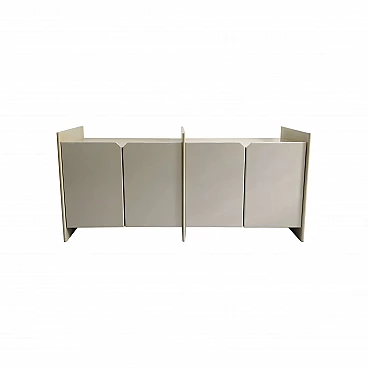 Lacquered wood sideboard by Memphis, 1980s