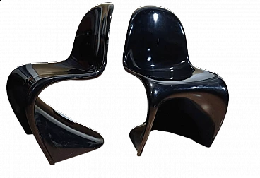 Coppia di sedie Panton Chair di Verner Panton per Vitra, 1989