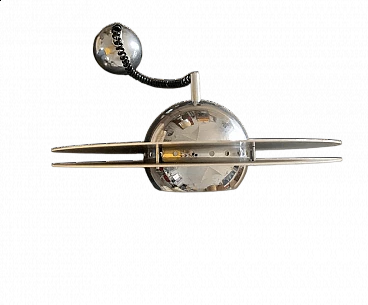 Space Age steel ceiling lamp by Pierre Paulin, 1960s