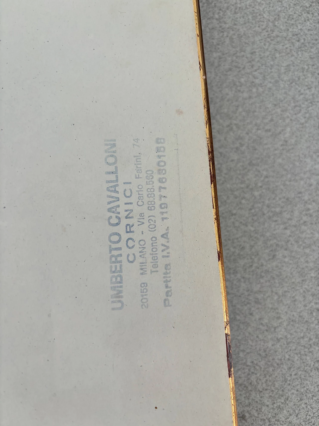 Specchio rettangolare con cornice in legno, anni '60 5