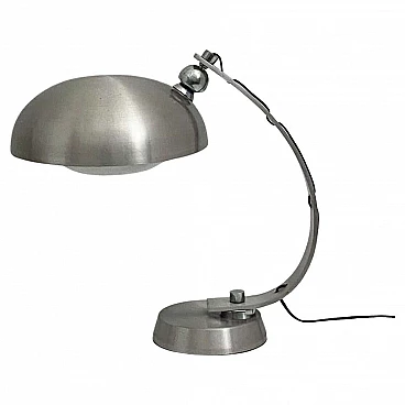 Ministerial aluminium lamp attributed to Angelo Lelli for Arredoluce, 1970s