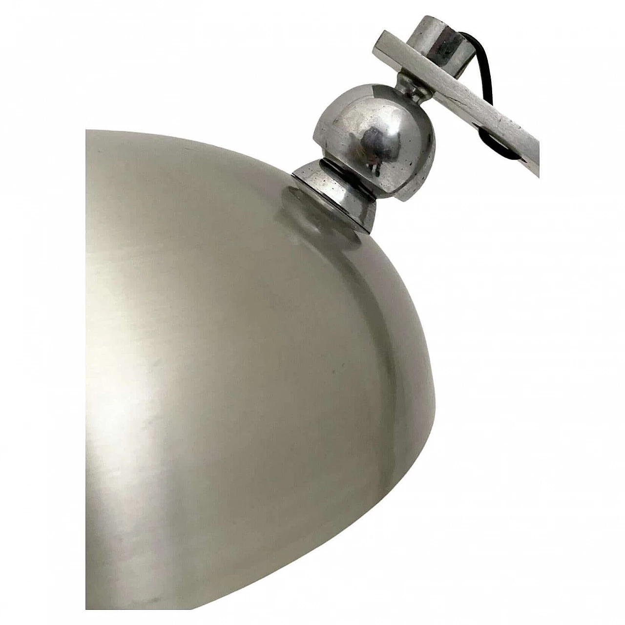 Ministerial aluminium lamp attributed to Angelo Lelli for Arredoluce, 1970s 7
