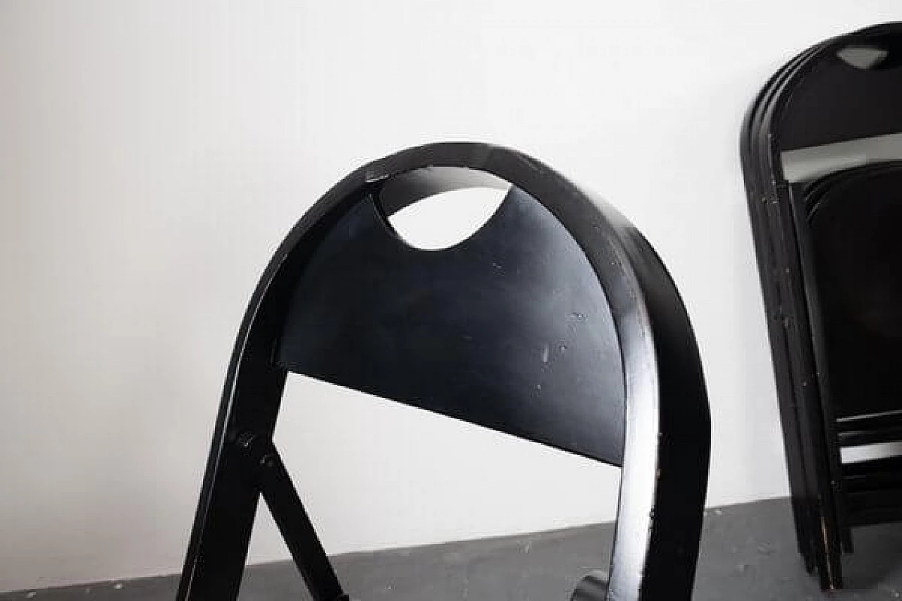 4 Tric beech chairs by Achille Castiglioni, 1960s 5