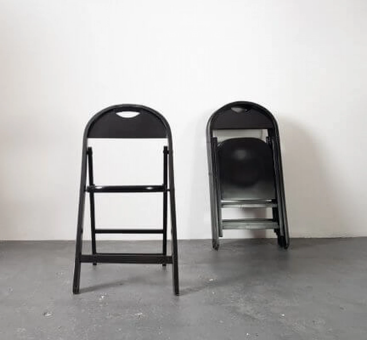4 Tric beech chairs by Achille Castiglioni, 1960s 7