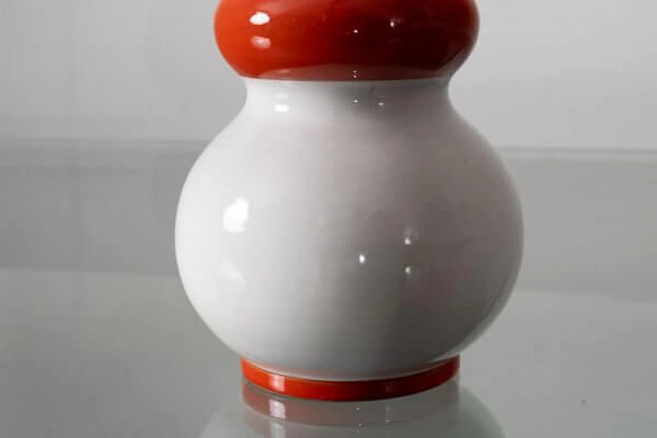 Pair of ceramic vases by Rometti, 1960s 4
