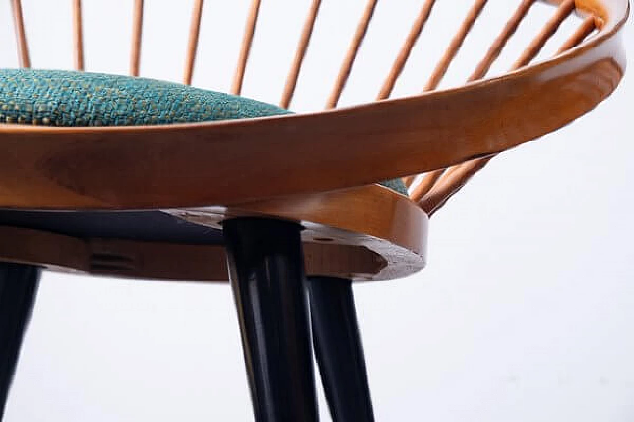 Coppia di poltrone in faggio di Yngve Ekström, anni '60 3