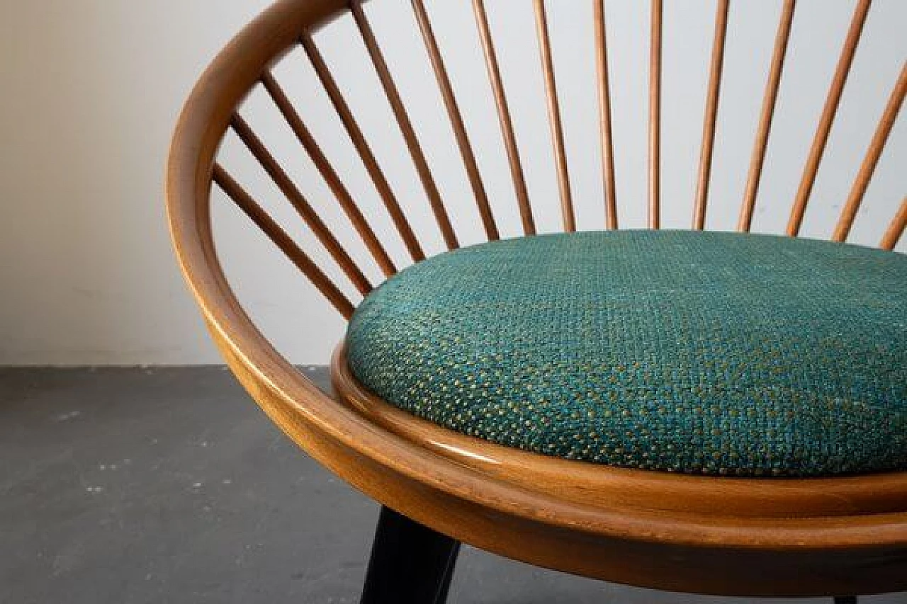 Coppia di poltrone in faggio di Yngve Ekström, anni '60 4