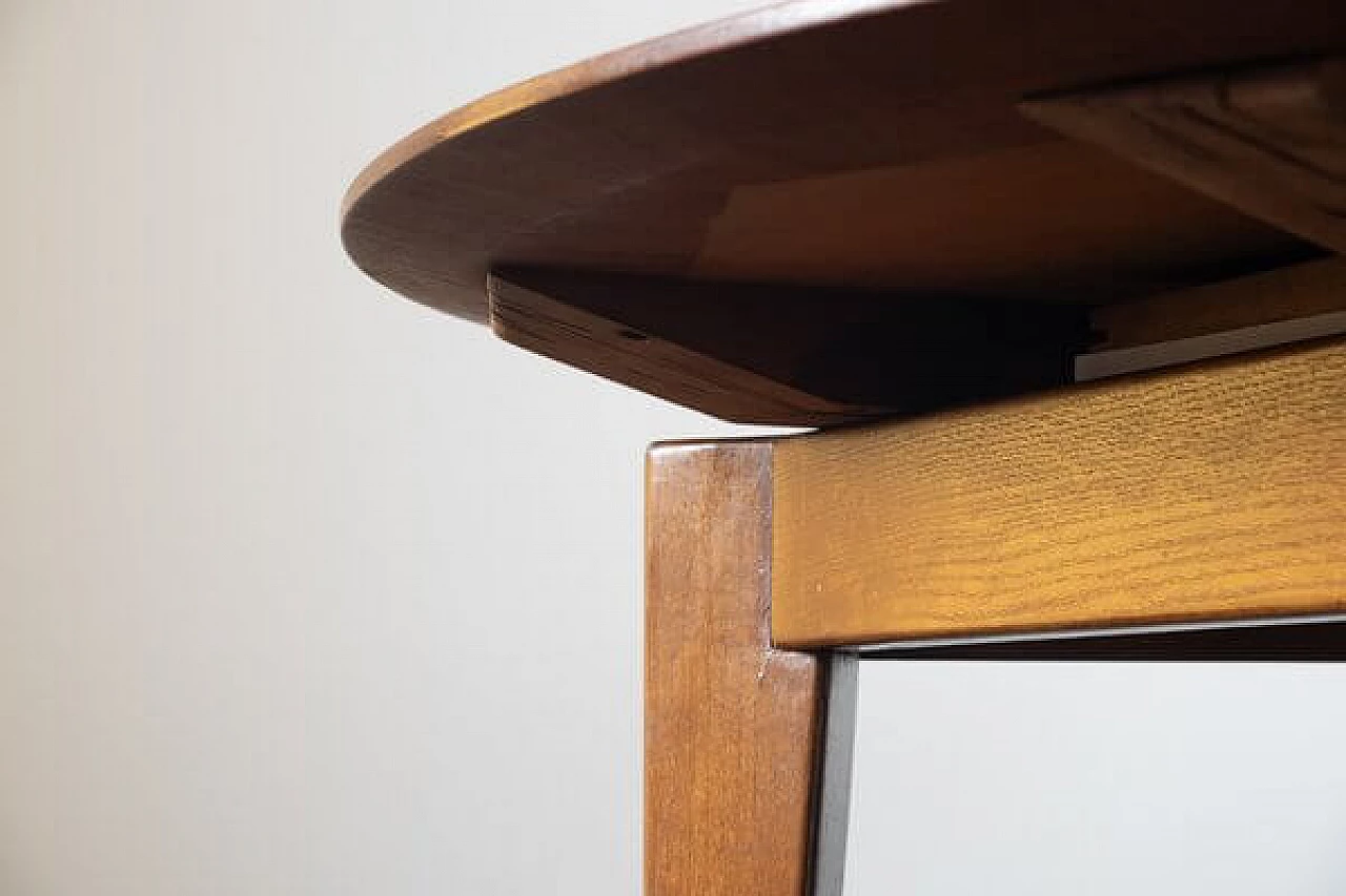 Extendable teak dining table by Dassi, 1960s 5