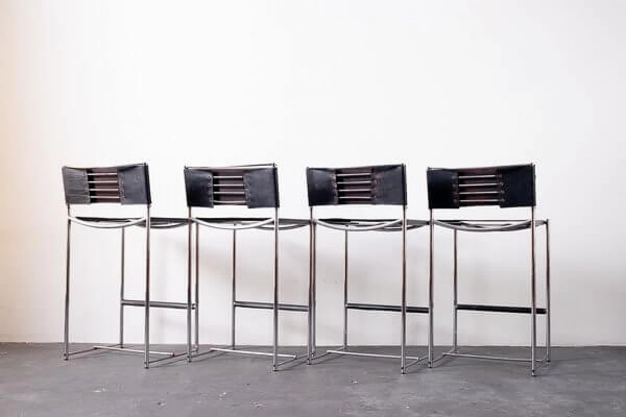 4 Stools by Giandomenico Belotti for Alias, 1980s 8