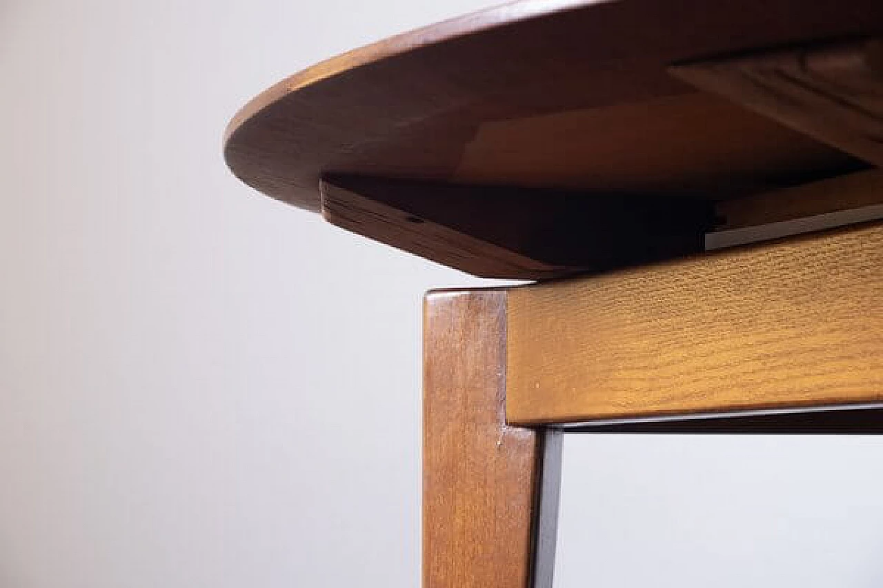 Extendable teak dining table by Dassi, 1960s 9