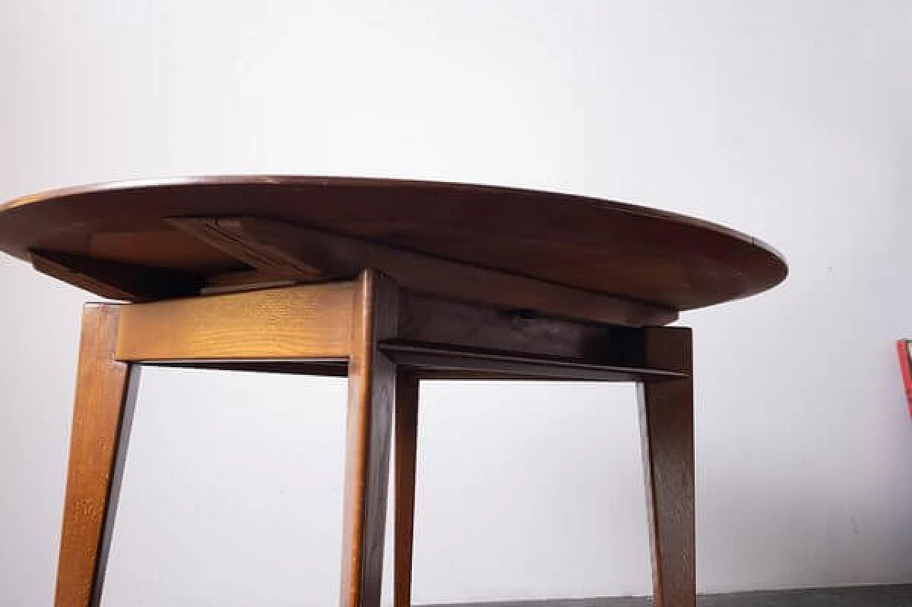 Extendable teak dining table by Dassi, 1960s 10