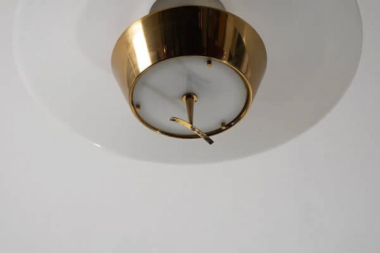 Lampada da soffitto con meccanismo saliscendi di Stilnovo, anni '50 8