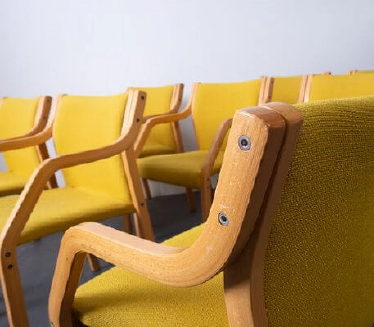 4 Sedie in faggio di Westnofa, anni '60 7