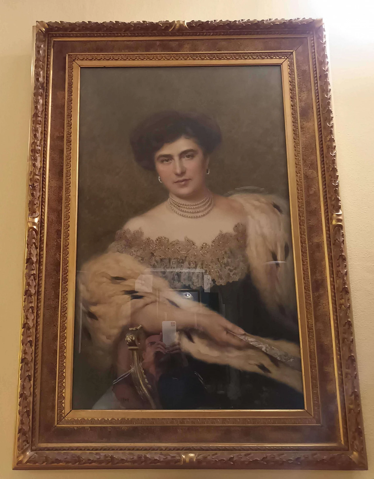 Giuseppe Aureli, portrait of his daughter Lydia, painting, 1909 3