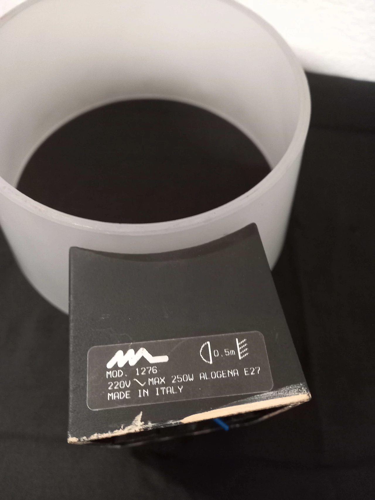 Orazio 1276 wall lamp by Martinelli Luce, 1980s 3