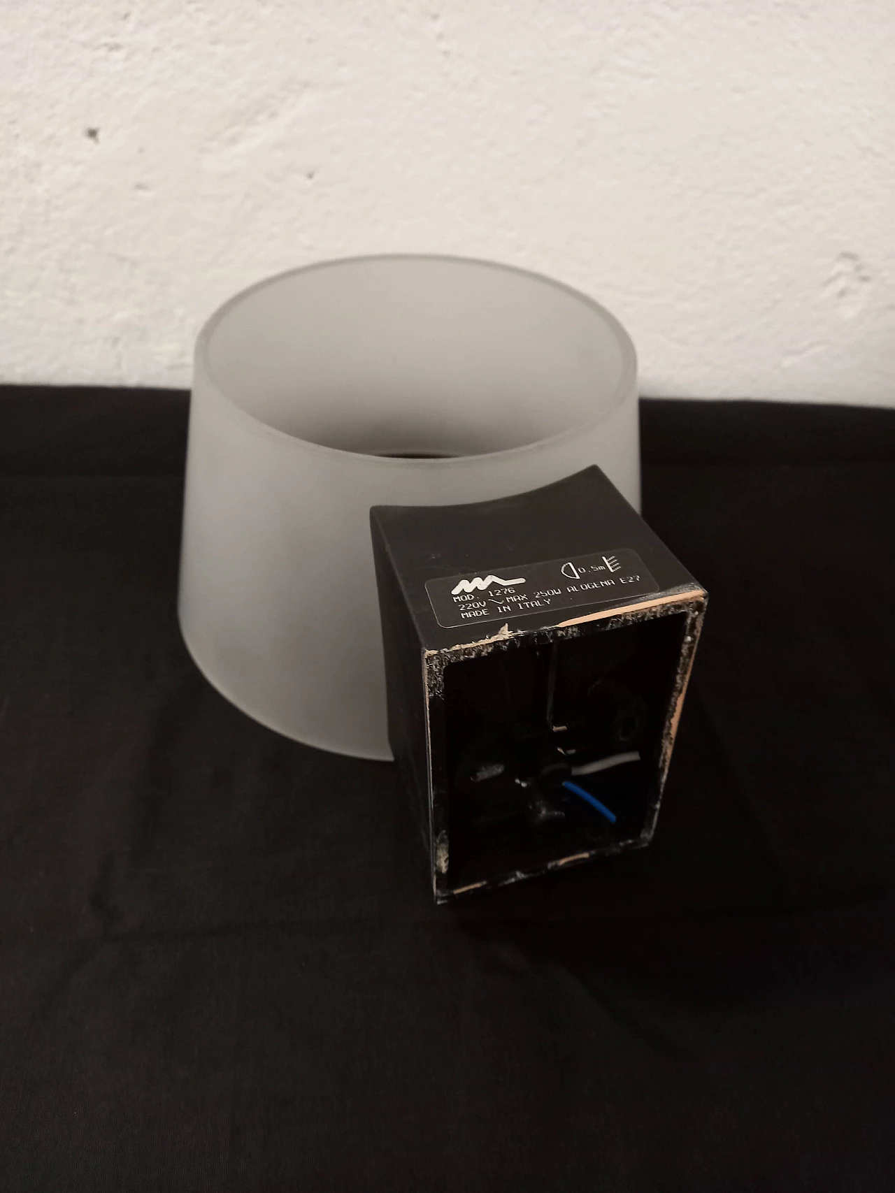 Orazio 1276 wall lamp by Martinelli Luce, 1980s 5