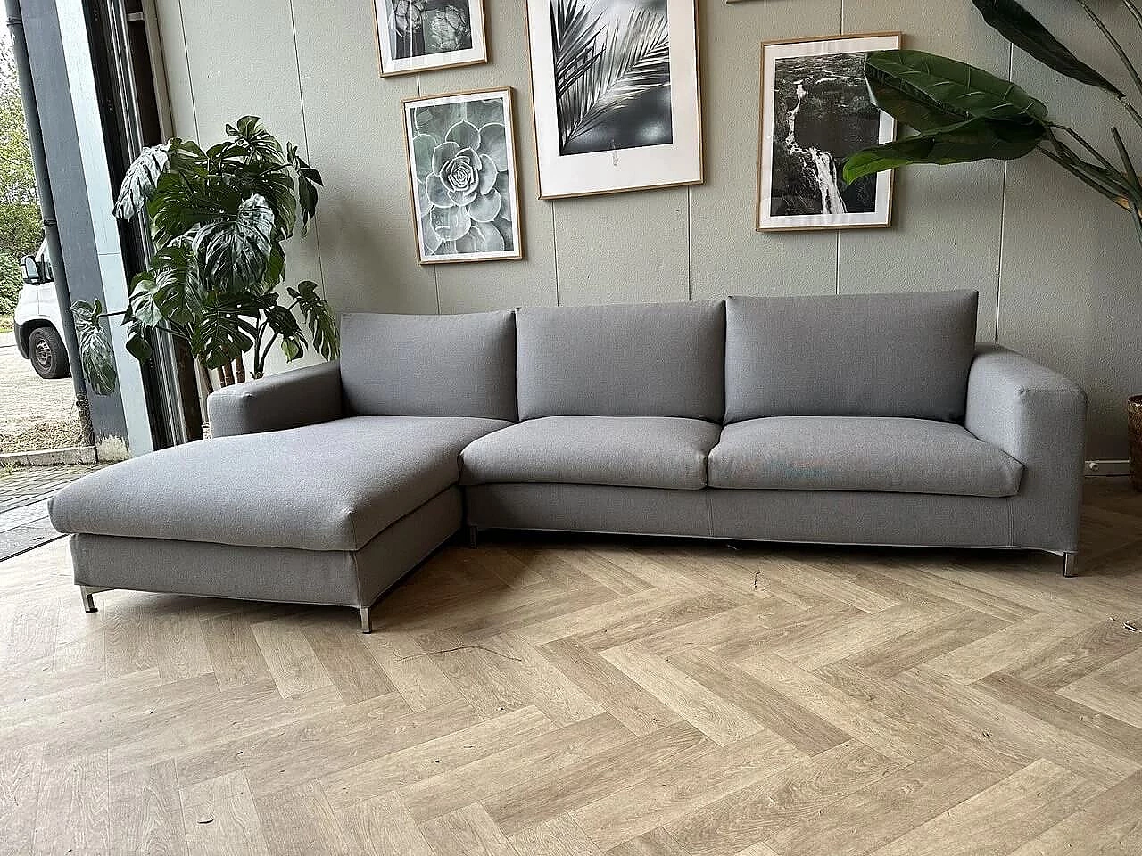 Divano angolare Box di Piero Lissoni per Living Divani 2