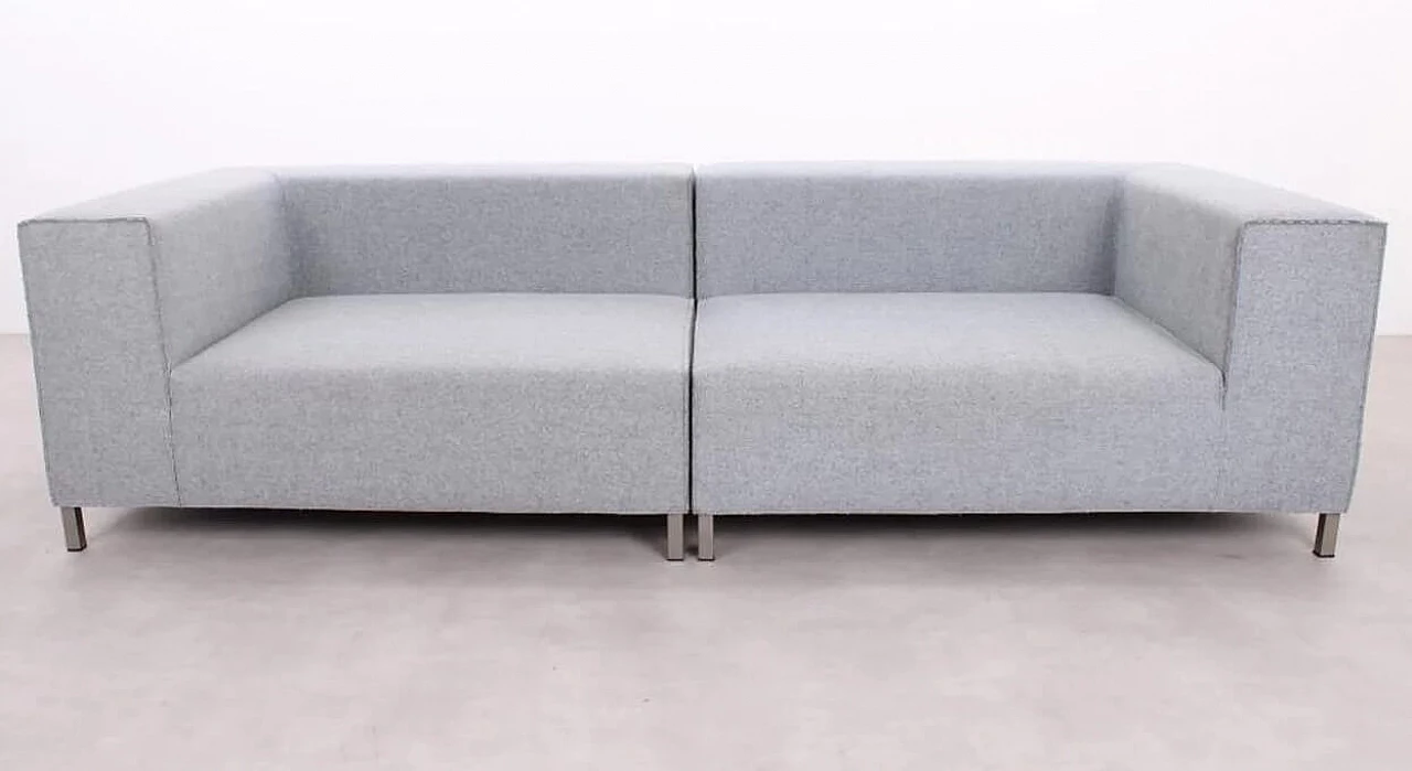 Divano Atollo in lana vergine grigio di Francesco Rota per Paola Lenti, 2017 2