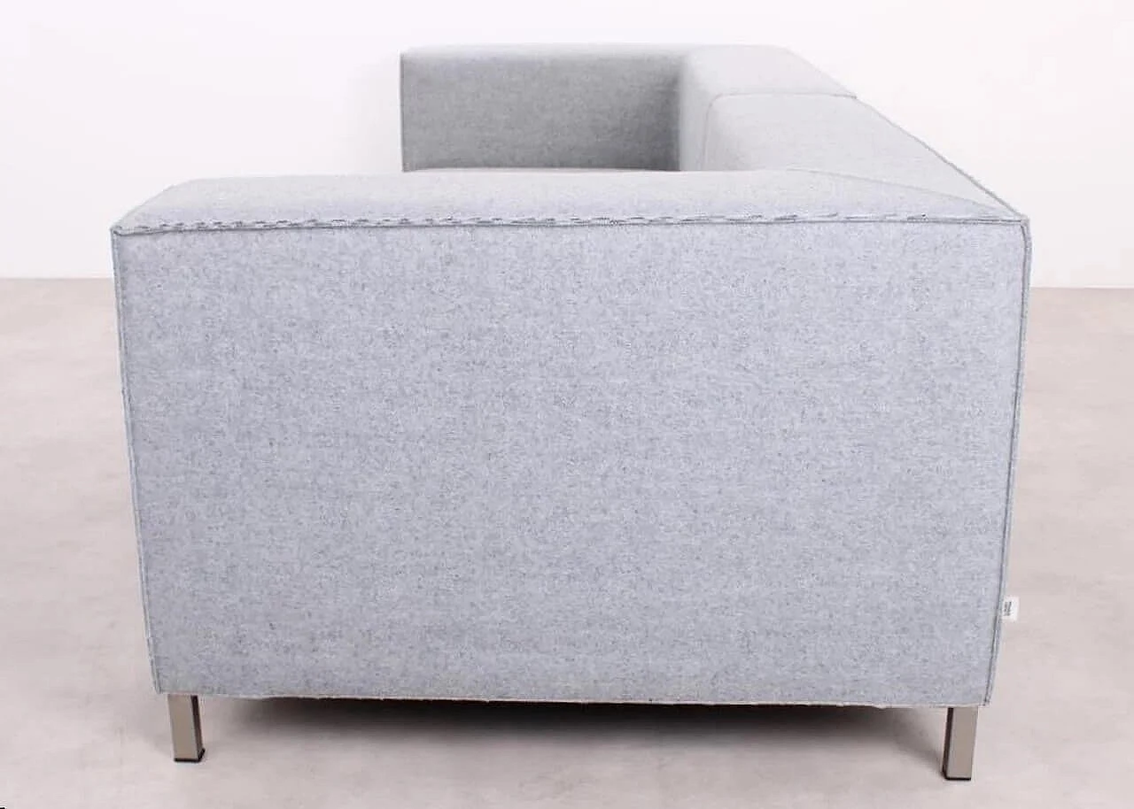 Divano Atollo in lana vergine grigio di Francesco Rota per Paola Lenti, 2017 5