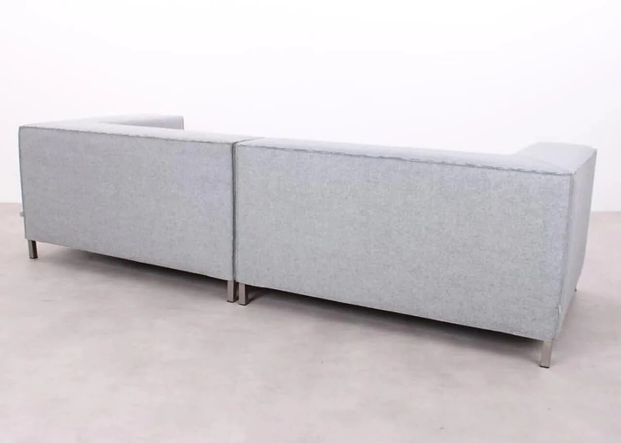 Divano Atollo in lana vergine grigio di Francesco Rota per Paola Lenti, 2017 6