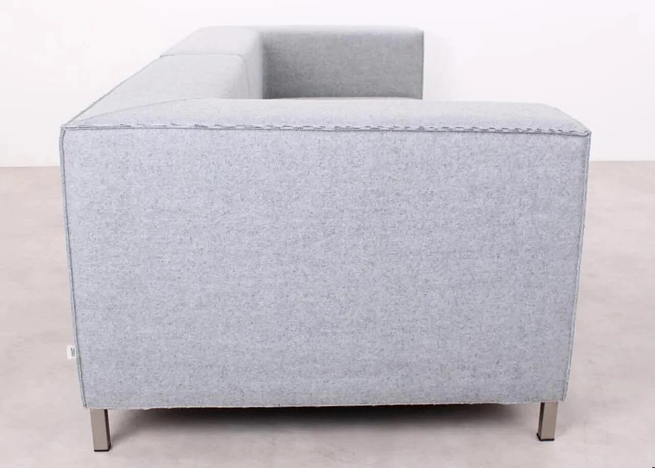 Divano Atollo in lana vergine grigio di Francesco Rota per Paola Lenti, 2017 8