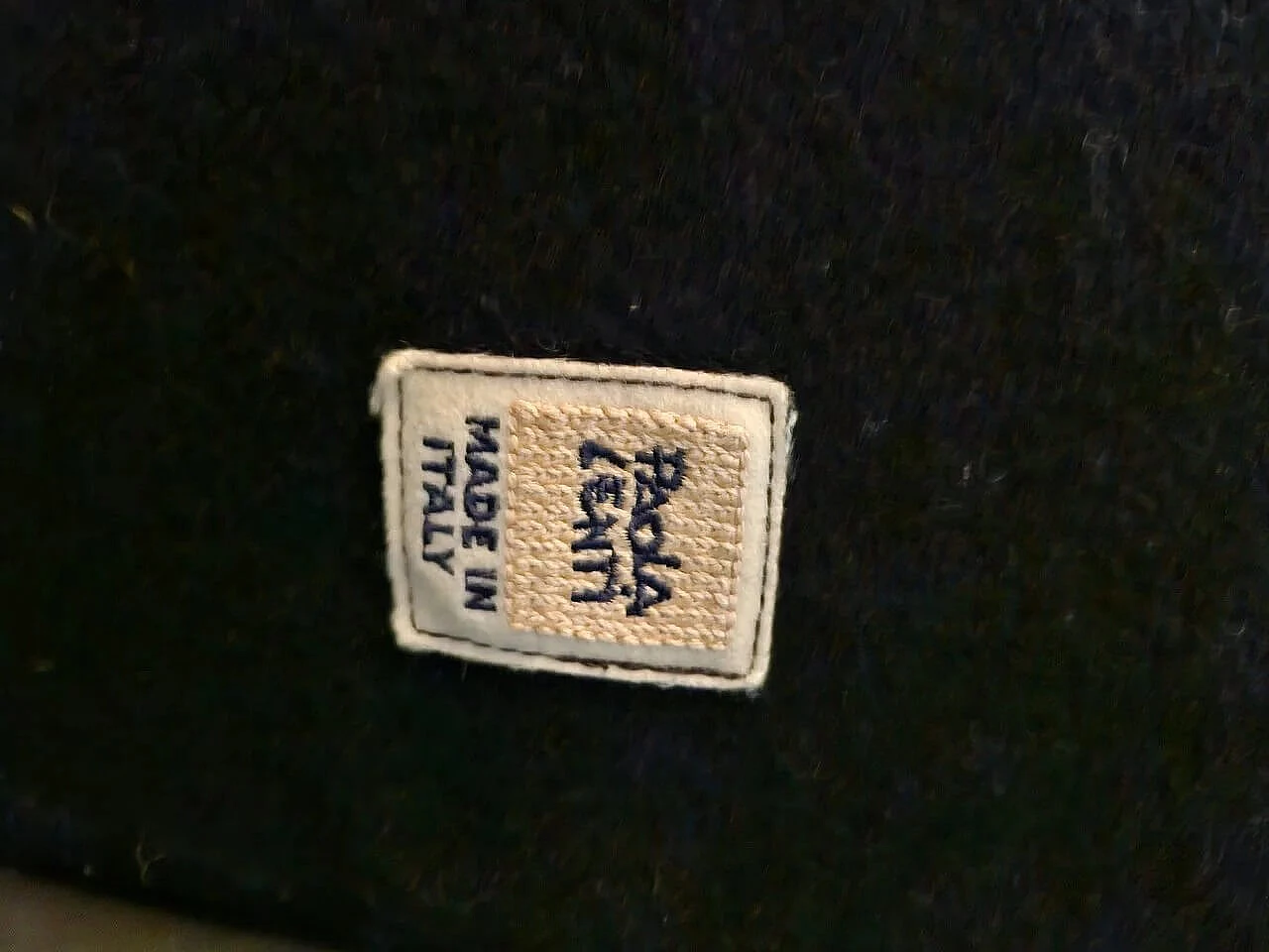 Linea black virgin wool chaise longue by Francesco Rota for Paola Lenti 9