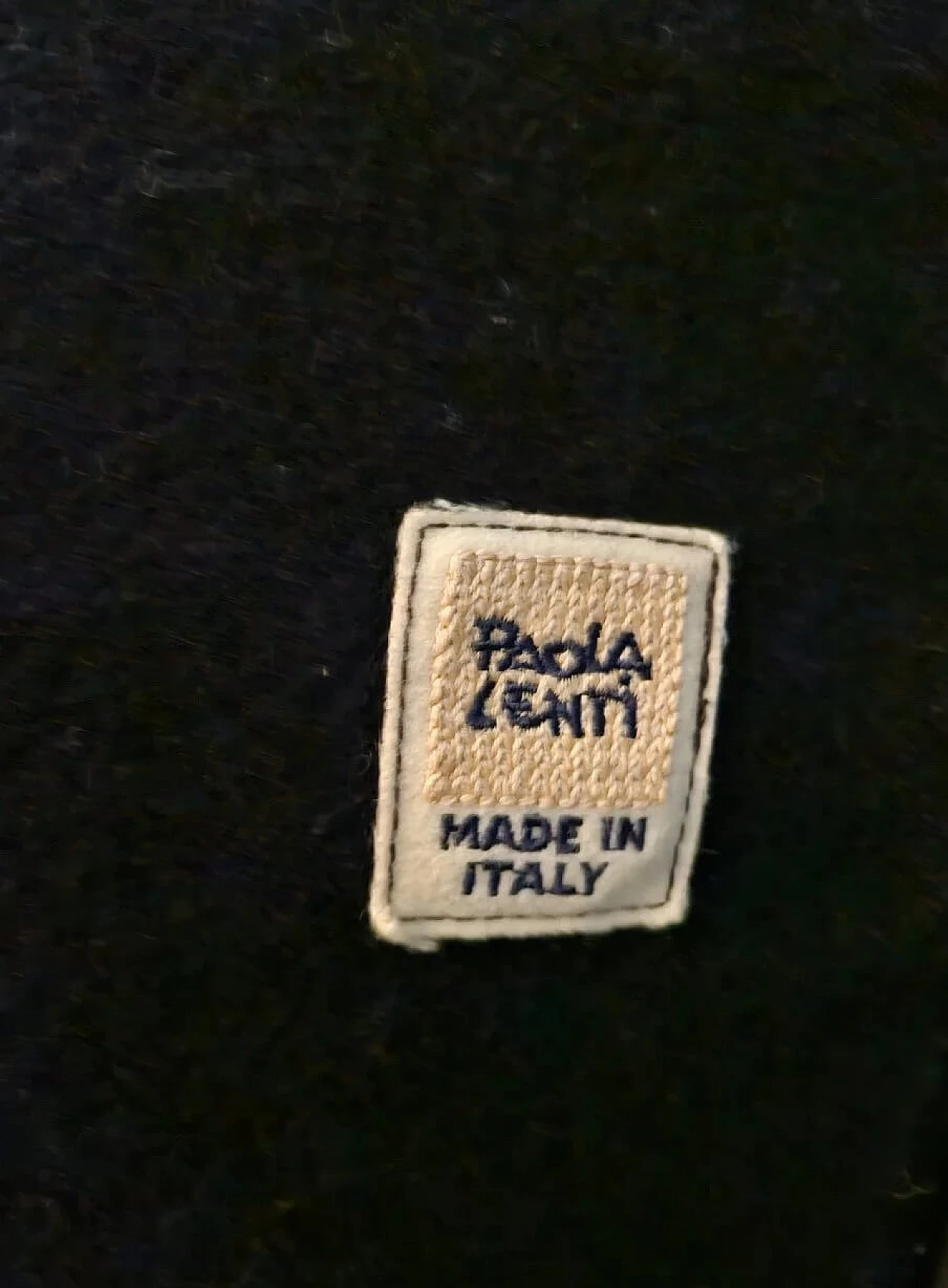 Linea black virgin wool chaise longue by Francesco Rota for Paola Lenti 10