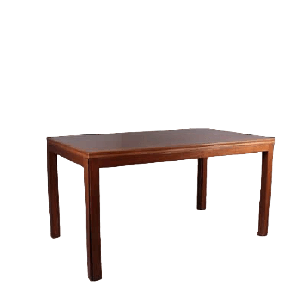 Wood extendable table, 1960s 8