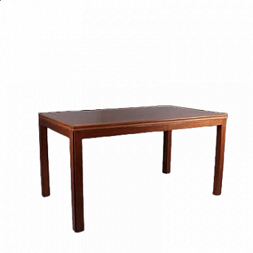 Tavolo allungabile in legno, anni '60
