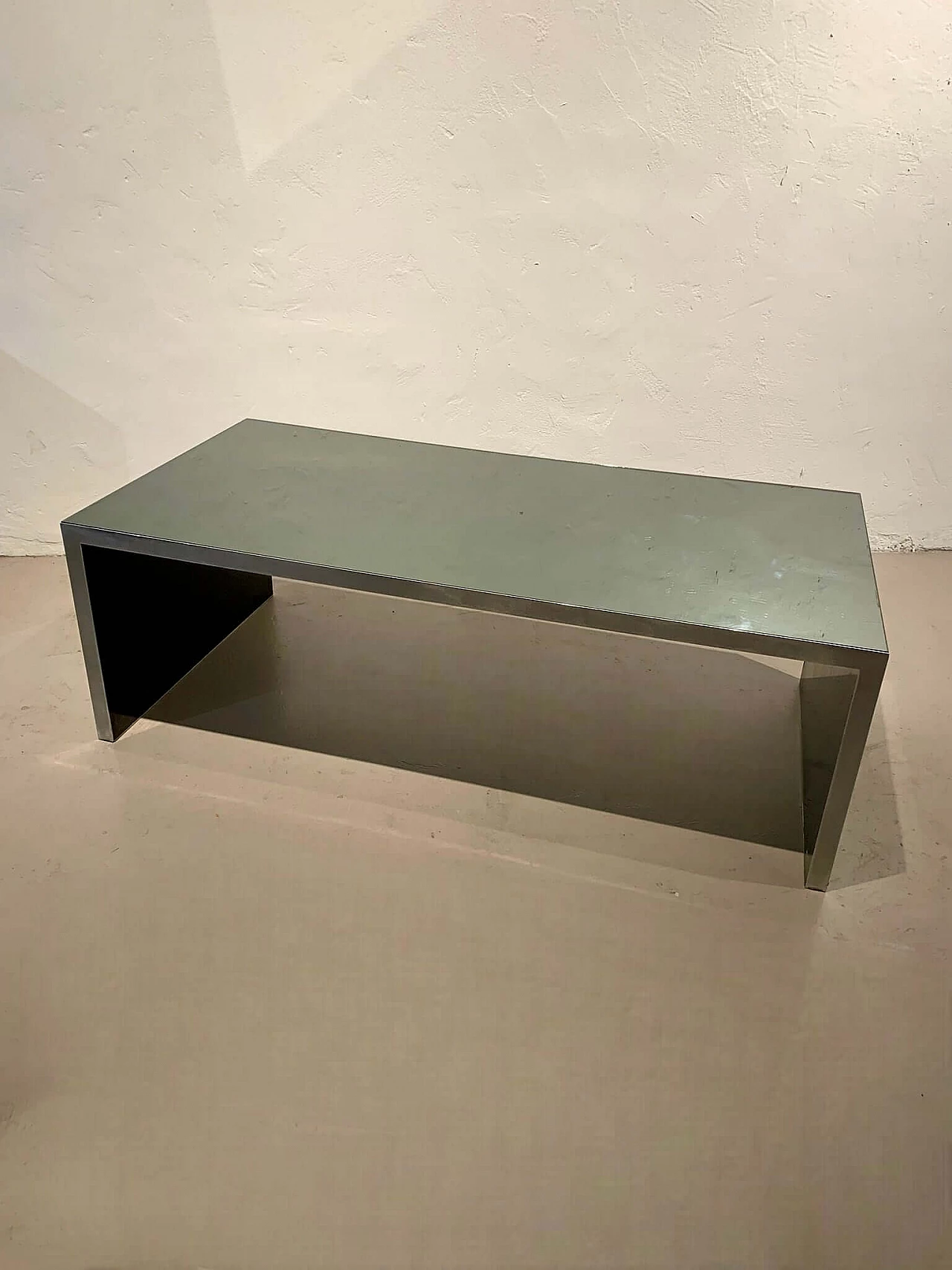 Four Corners coffee table by Nanda Vigo for Driade, 1980s 2