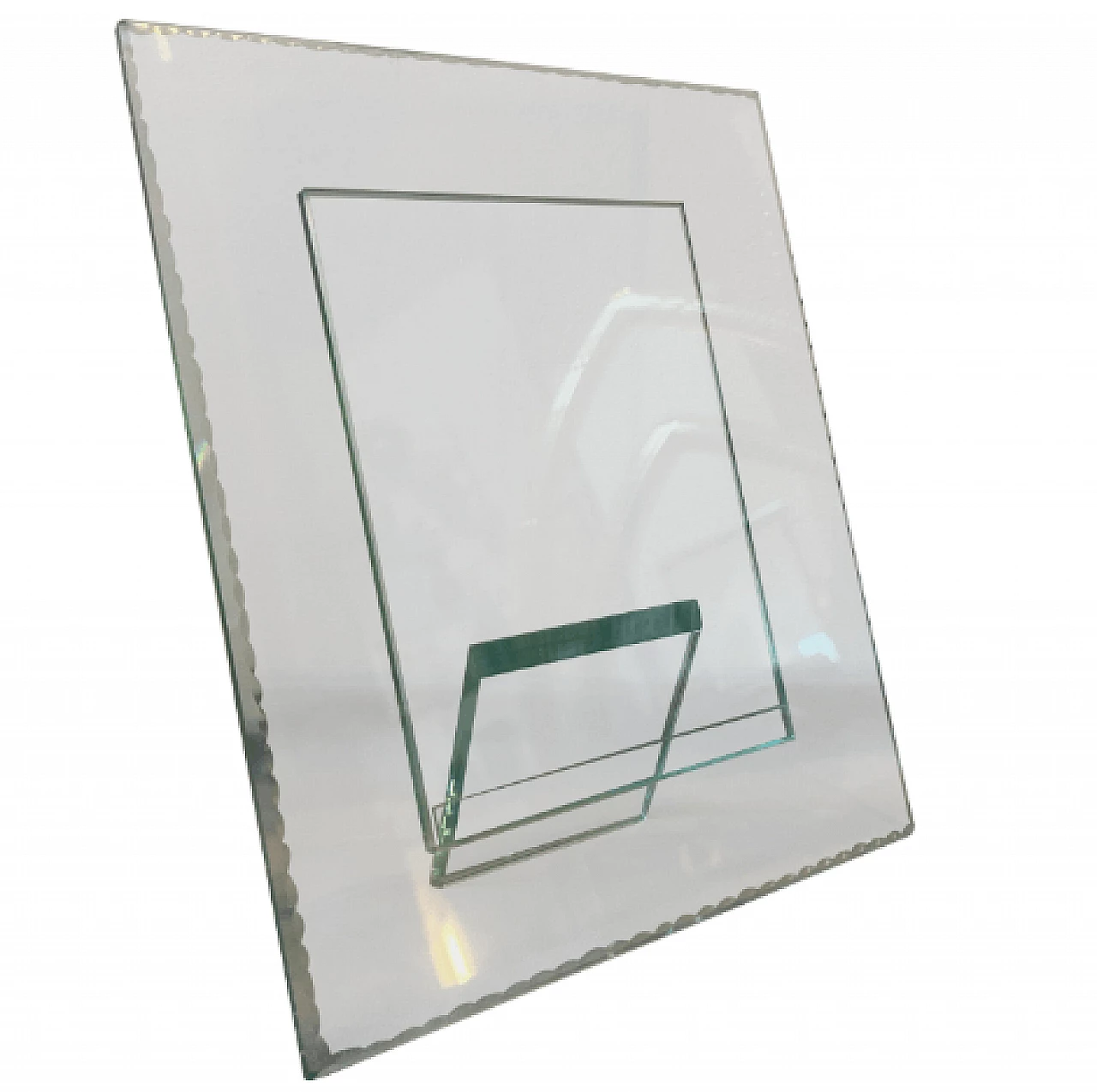 Glass photo frame attributed to Fontana Arte, 1950s 1