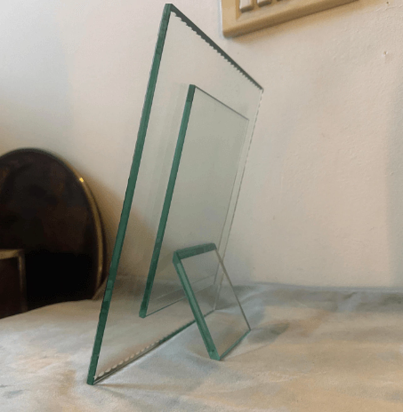 Glass photo frame attributed to Fontana Arte, 1950s 4